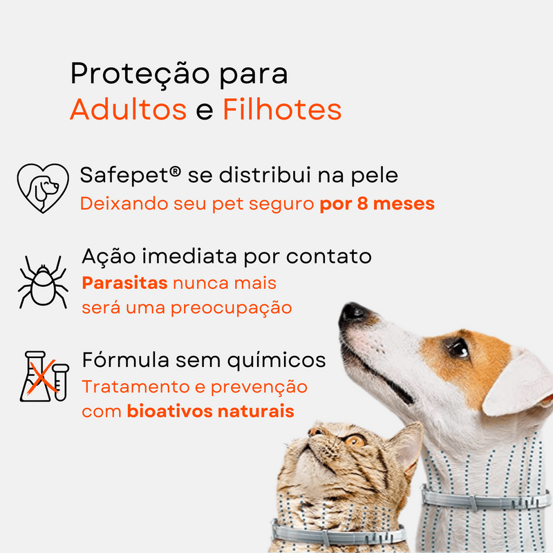 Super Colar Anti Pulgas e Carrapatos